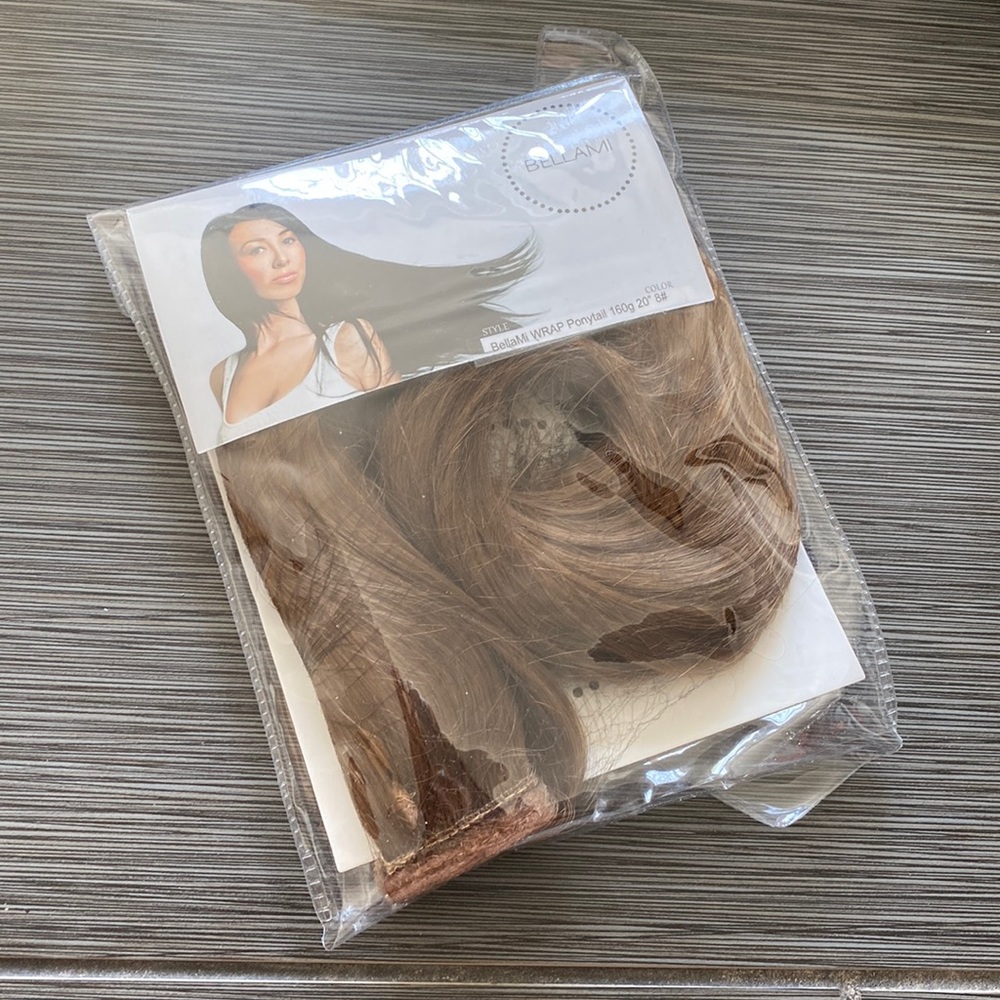 Bellami Wrap Ponytail 160G 20” color #8 - Hair Extensions